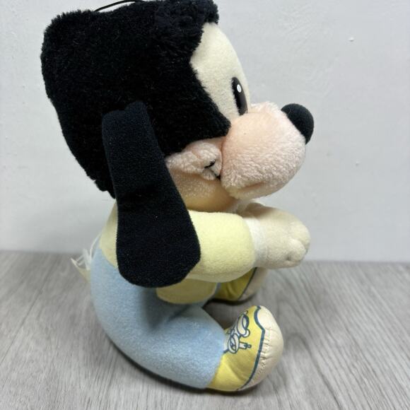 Vintage Pink Baby Minnie Mouse Crawling Plush Stuffed Animal Goofy 1984 - Picture 11 of 13